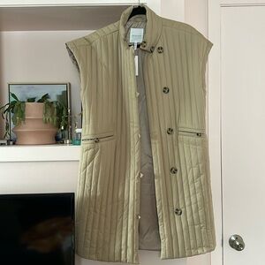 ⭐️SOLD⭐️ Avec Les Filles Beige Quilted Vest